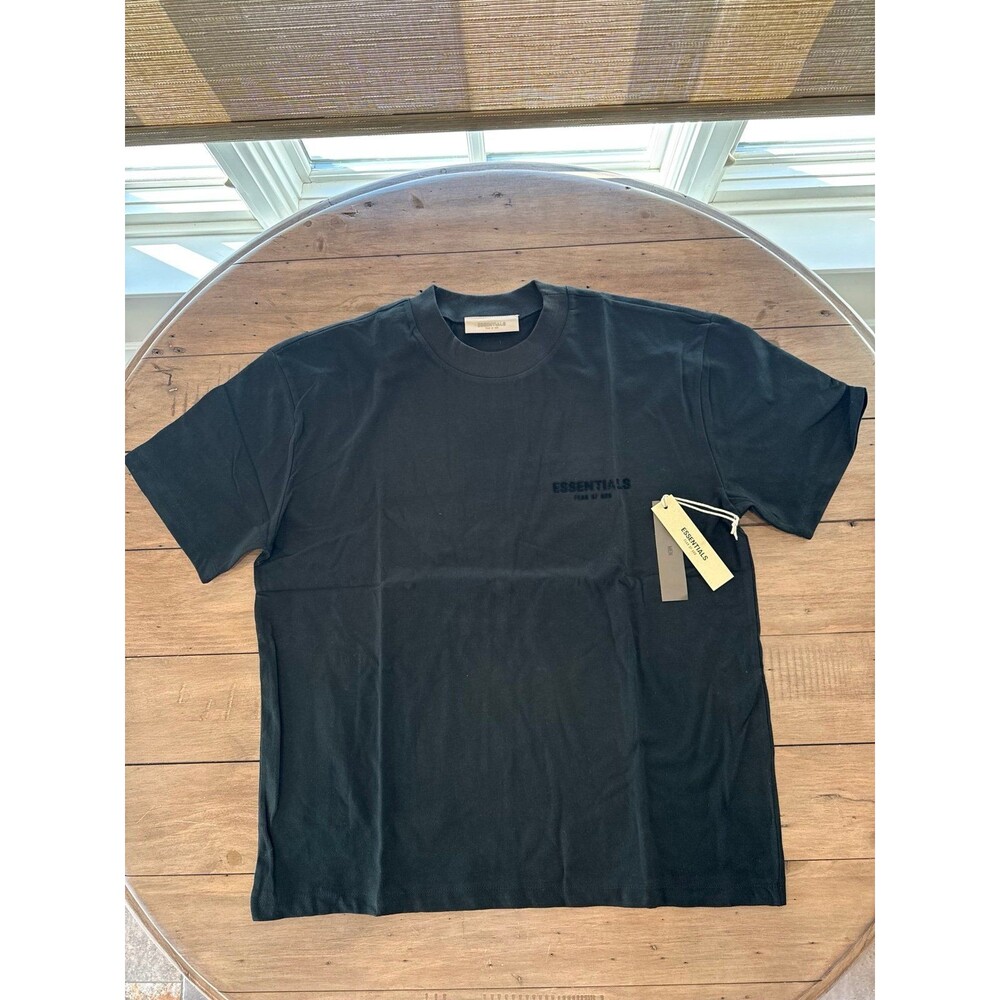 Fear of God Essentials SS22 T-shirt 'Stretch Limo' Black Size Small